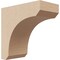 Ekena Millwork 2"W x 4"D x 4"H Classic Legacy Rough Cedar Woodgrain TimberThane Corbel, Primed Tan CORUR02X04X04LGYRCPR - alternate 1